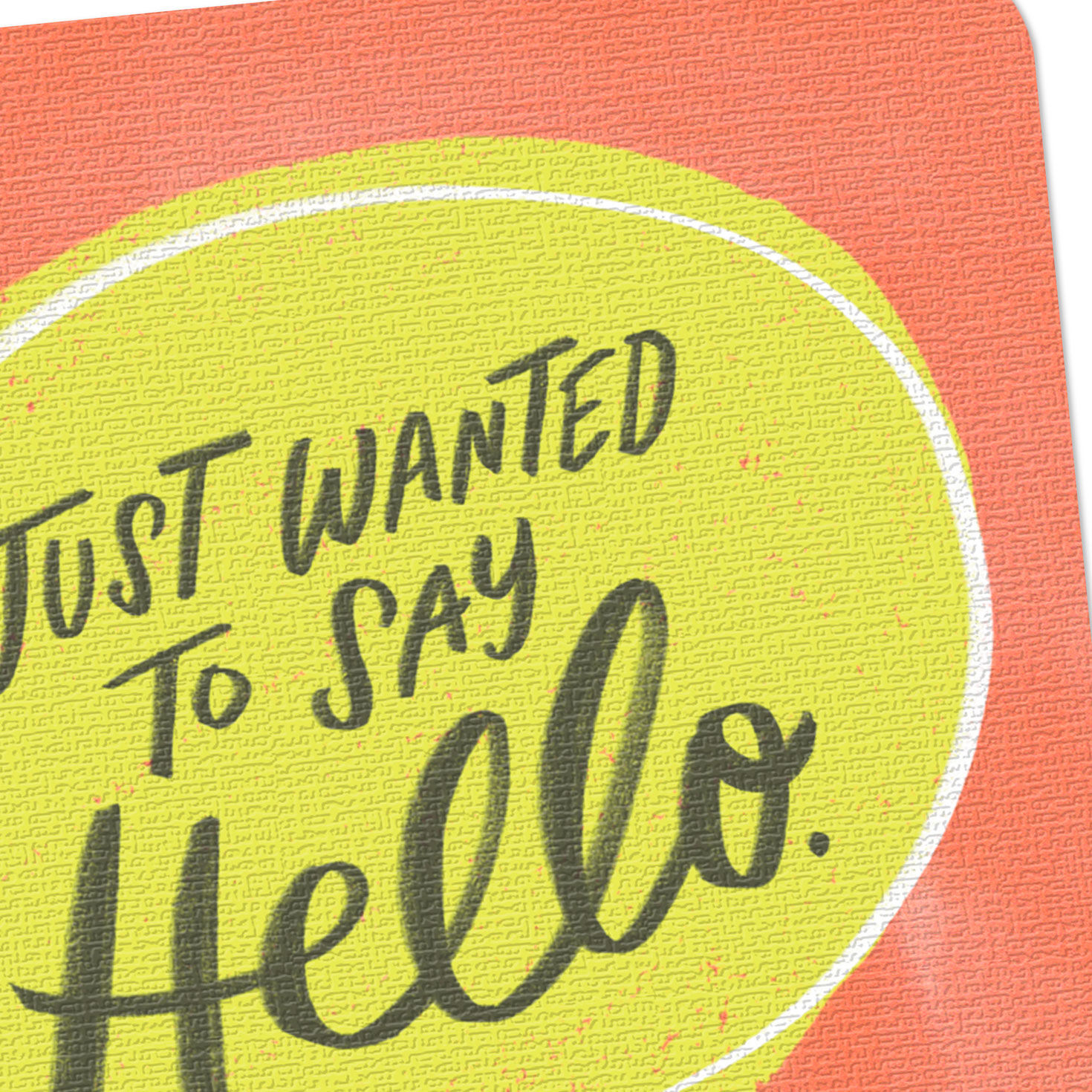 Speech Bubble Hello Thinking of You Card Card Front Detail image number 4