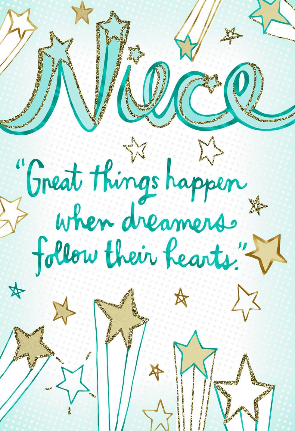 Have Faith, Niece Graduation Card