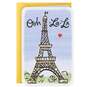 3.25" Mini Ooh-La-La Heart Eiffel Tower Blank Card, , large image number 2