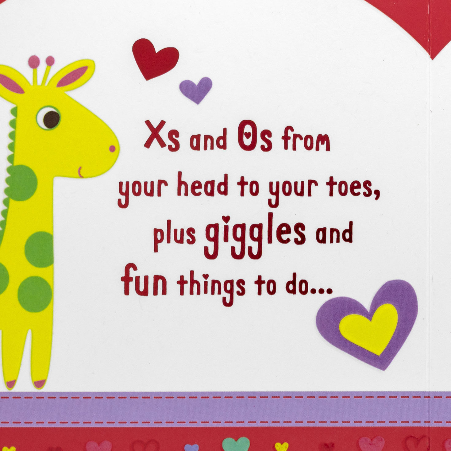 Zoo Animals Baby's First Valentine's Day Card Sentiment image number 2