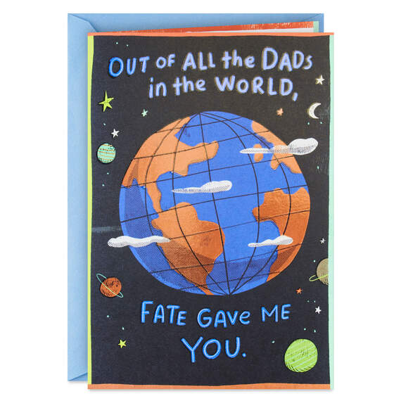 Fate Kicks Ass Funny Father's Day Card for Dad