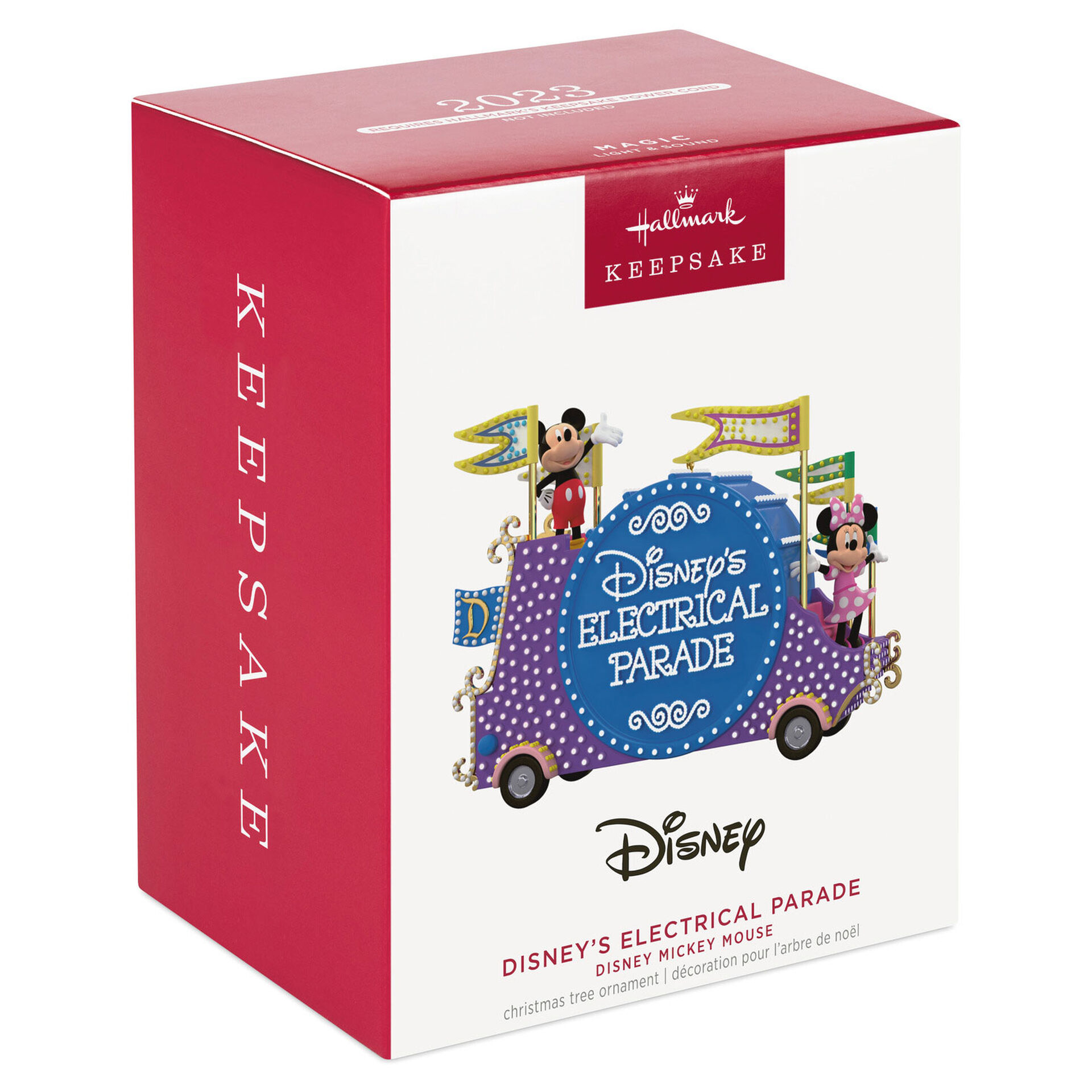 Disney Mickey Mouse Disney's Electrical Parade Musical Ornament With