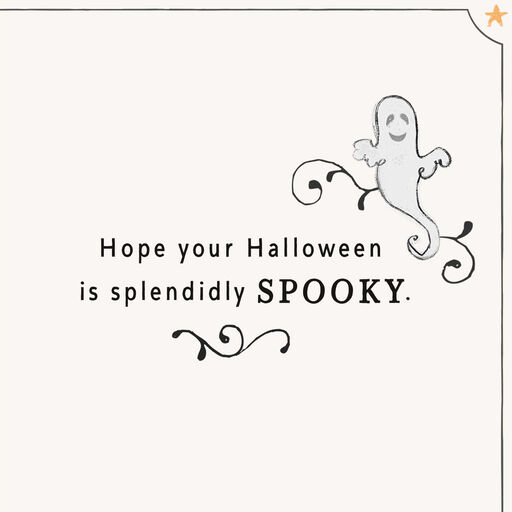 Splendidly Spooky Halloween Card, 