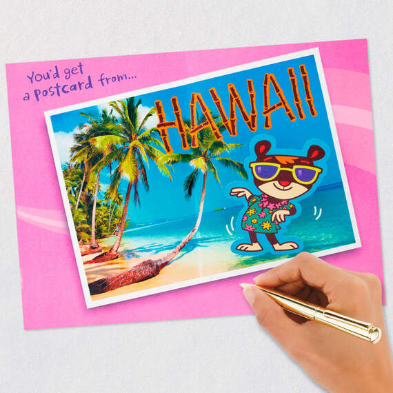 Postcard From Hawaii Funny Pop-Up Mother's Day Card For Mom, , large image number 7