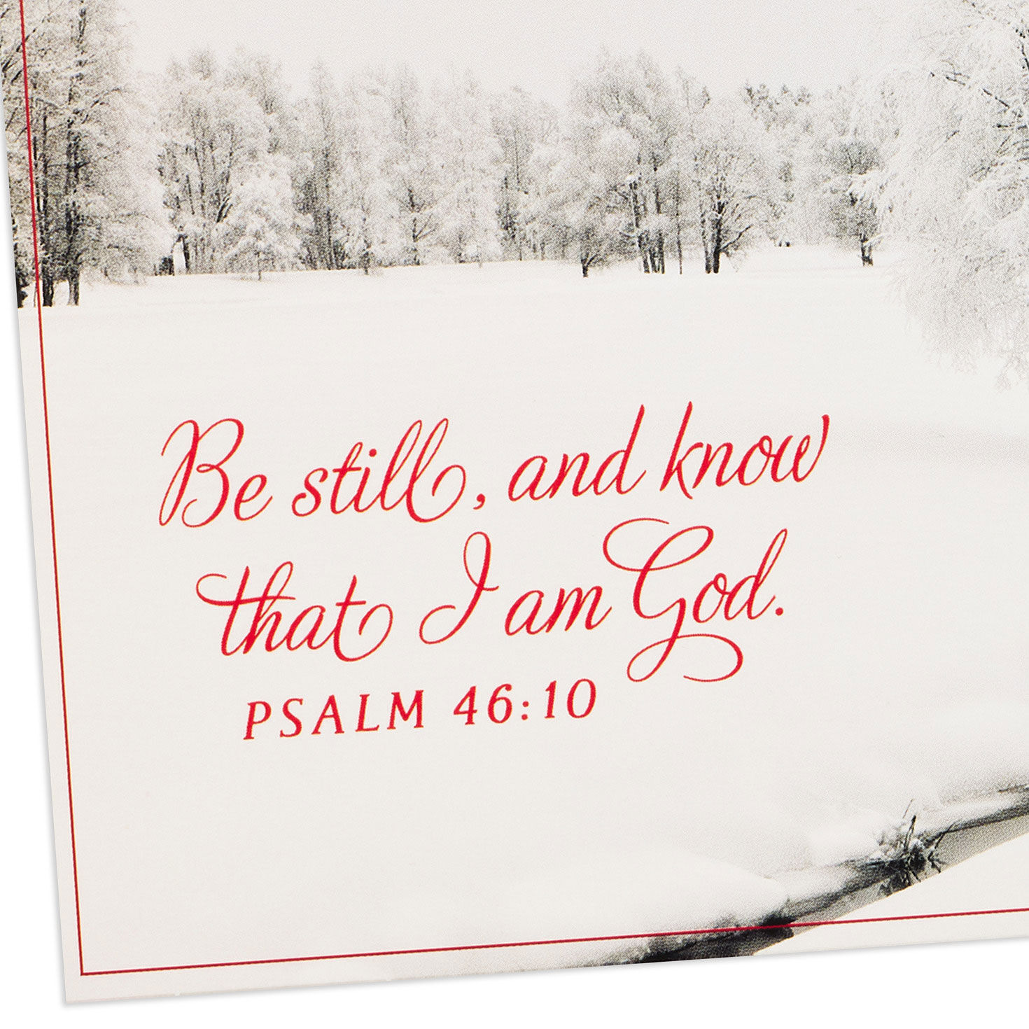 Snowy Creek DaySpring Religious Christmas Cards Cover Detail image number 5