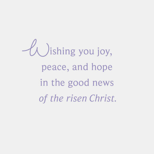 God Bless You Religious Easter Card, 