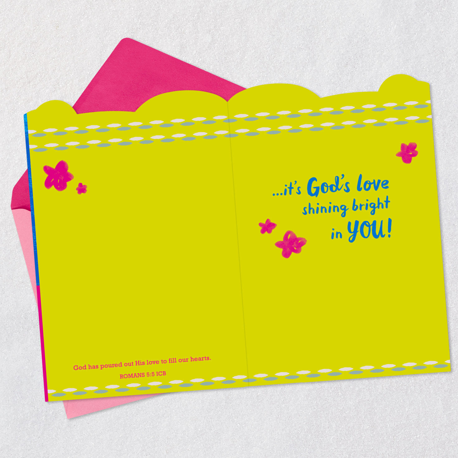 Christian Encouragement Card for Girl Open card with envelope image number 4