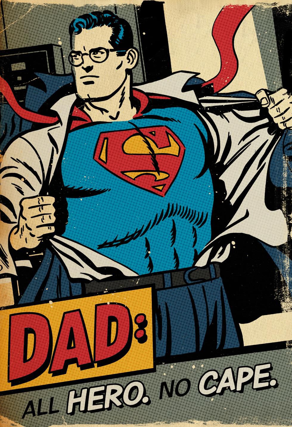Superman™ You Save the Day Musical Father's Day Card