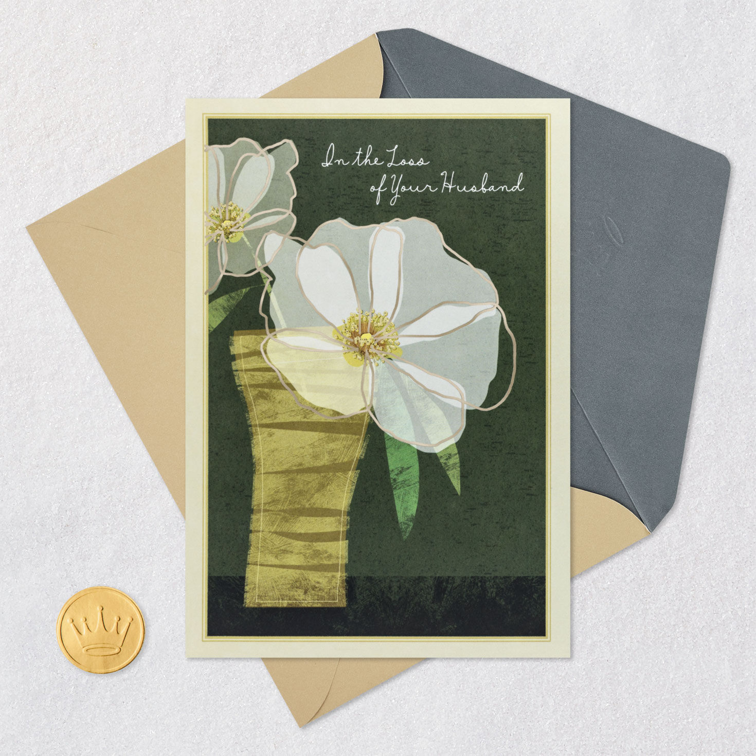 Sending Extra Love and Grace Sympathy Card for Loss of Husband for only USD 4.99 | Hallmark
