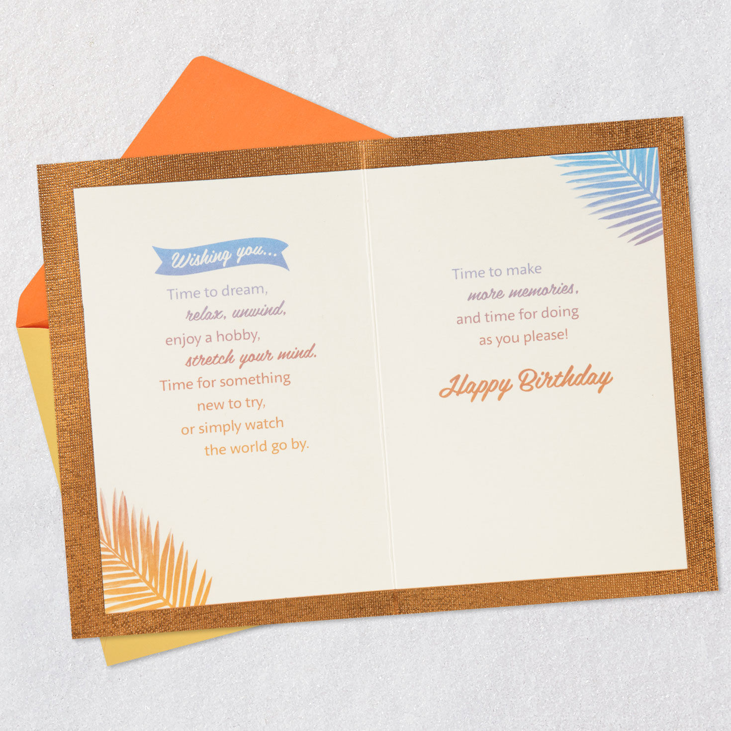 Welcome to 65 Tropical Sunset 65th Birthday Card for only USD 4.99 | Hallmark