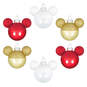 Disney Mickey Mouse Glass Ornaments, Set of 6, , large image number 1