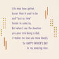 Navy and Copper Masculine Father's Day Card for Husband sentiment image number 2
