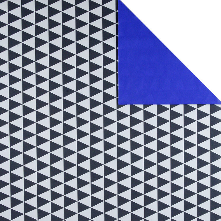 Bold Patterns and Solids 3-Pack Reversible Wrapping Paper, , large image number 5