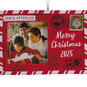 Holiday Postcard Photo Frame Christmas Ornament closeup view image number 5