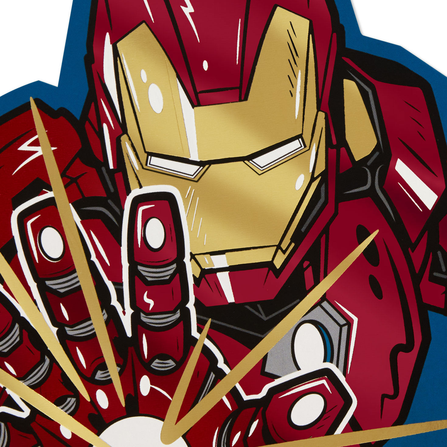 Marvel Iron Man Birthday Card for Kids Card Front Detail image number 4