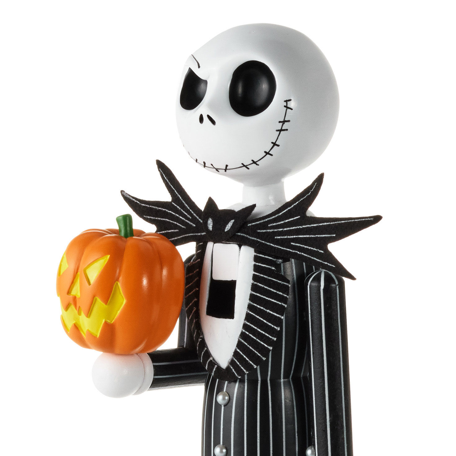 Jack Skellington With Zero Nutcracker Figurine upclose detail image number 4