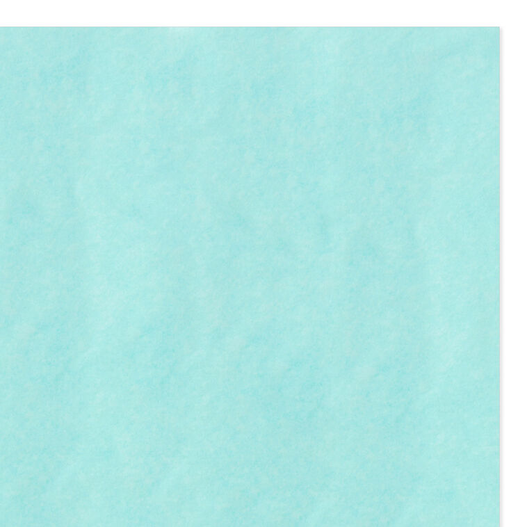 Solid Aquamarine Tissue Paper, 8 sheets, Aquamarine, large image number 3