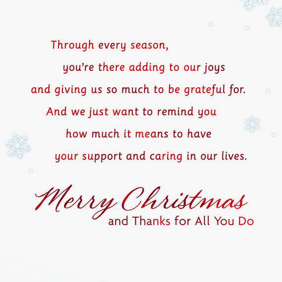 We're So Thankful for You Christmas Card for Parents, , large image number 3