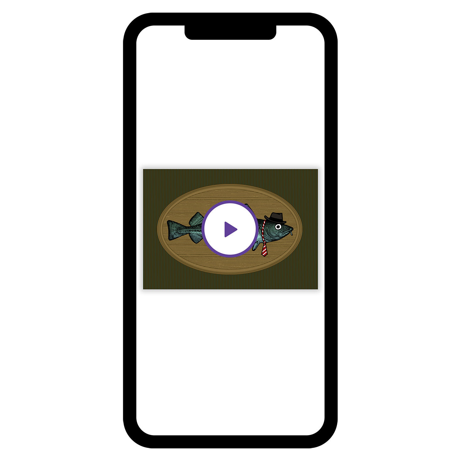 Mounted Fish Sign Funny eCard