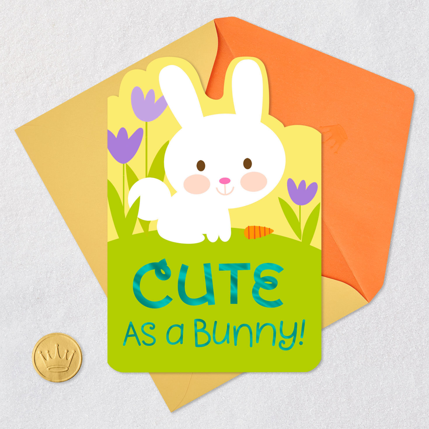 Cute as a Bunny Easter Card for Kids, , large image number 5