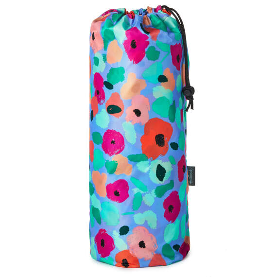 Abstract Floral Reversible Picnic Blanket, 50x50, , large image number 1