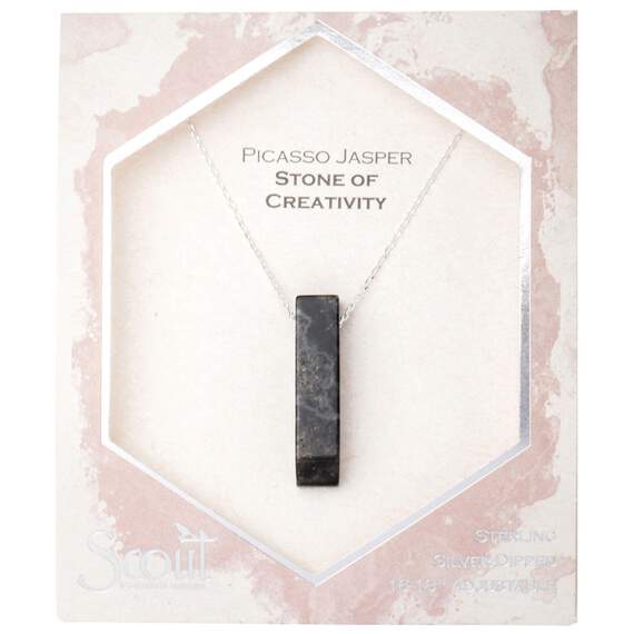 Scout Picasso Jasper Stone of Creativity Stone Point Necklace, , large image number 1