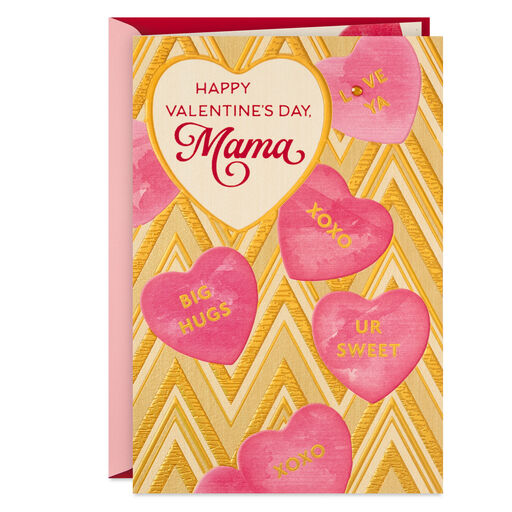 Mama, Love You With All My Heart Valentine's Day Card for Mom, 