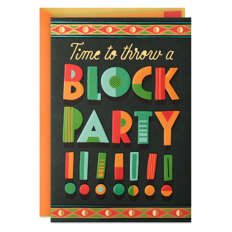 Block Party Birthday Card