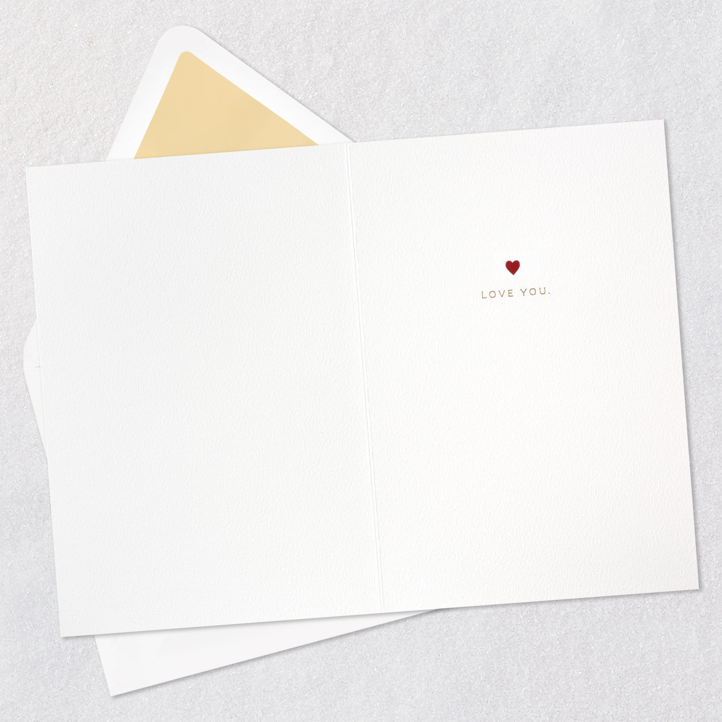 Heart Road Map With Pin Signature Love Card Open card with envelope image number 3