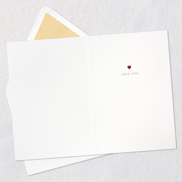 Heart Road Map With Pin Signature Love Card Open card with envelope image number 3