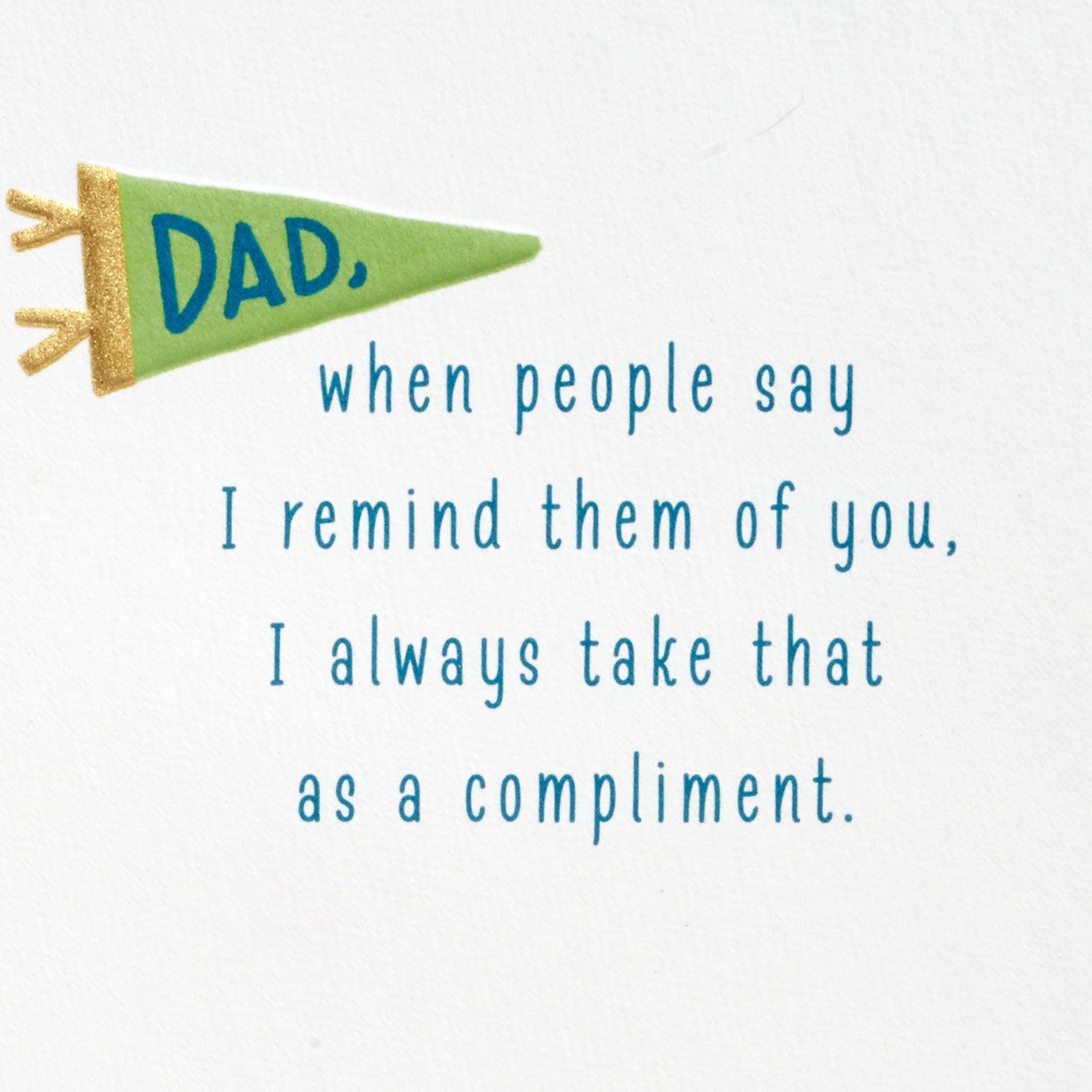 Like Father, Like Daughter Father's Day Card With Magnet Sentiment image number 2