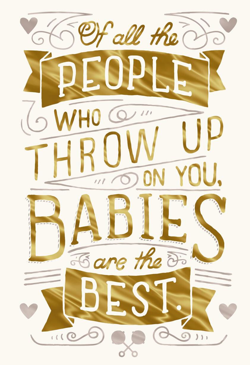 Joys of Parenthood Funny New Baby Card