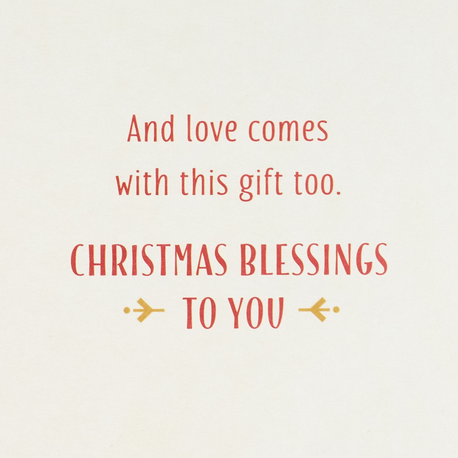Geometric Religious Money Holder Christmas Card sentiment image number 2