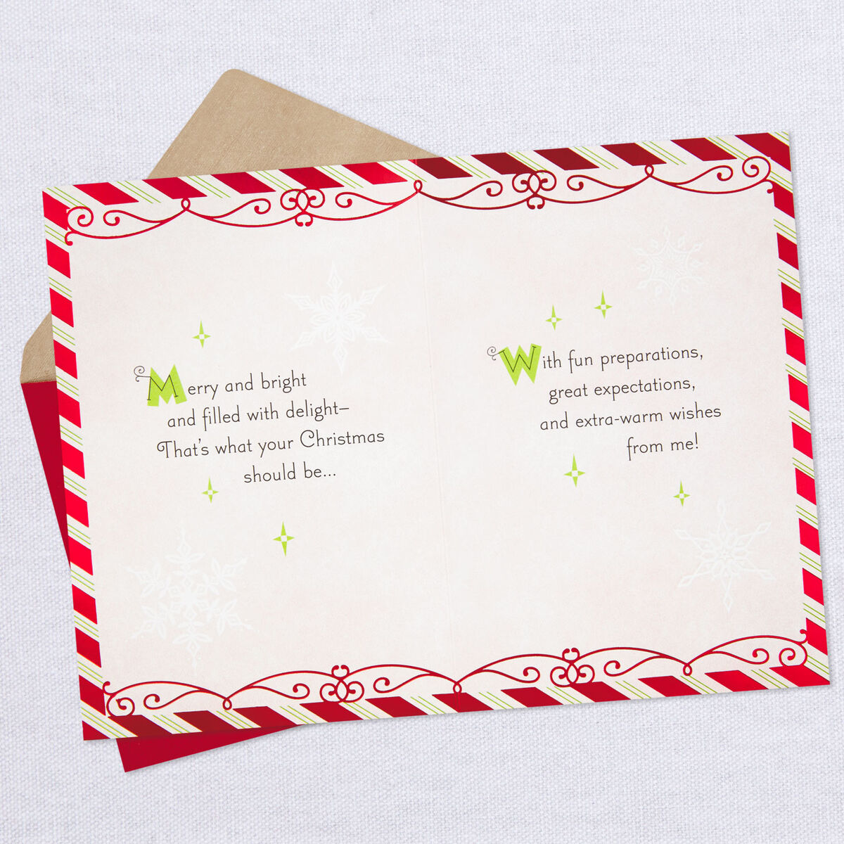 Merry and Bright Christmas Card Greeting Cards Hallmark