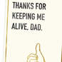 Thumbs Up for Dad Funny Father's Day Card, , large image number 4