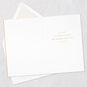 Gold Script on Orange Signature Birthday Card Open card with envelope image number 3
