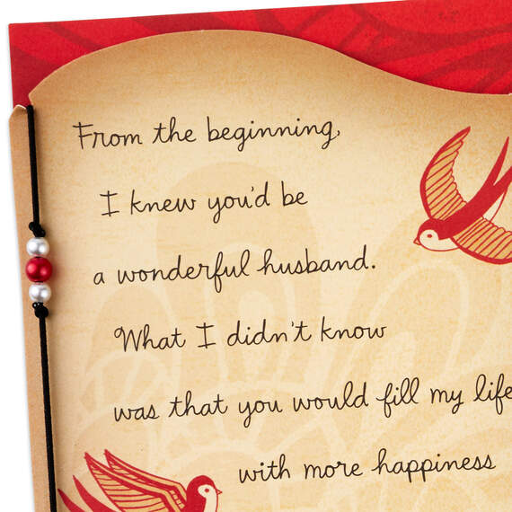 I Love and Cherish You Love Card for Husband, , large image number 5