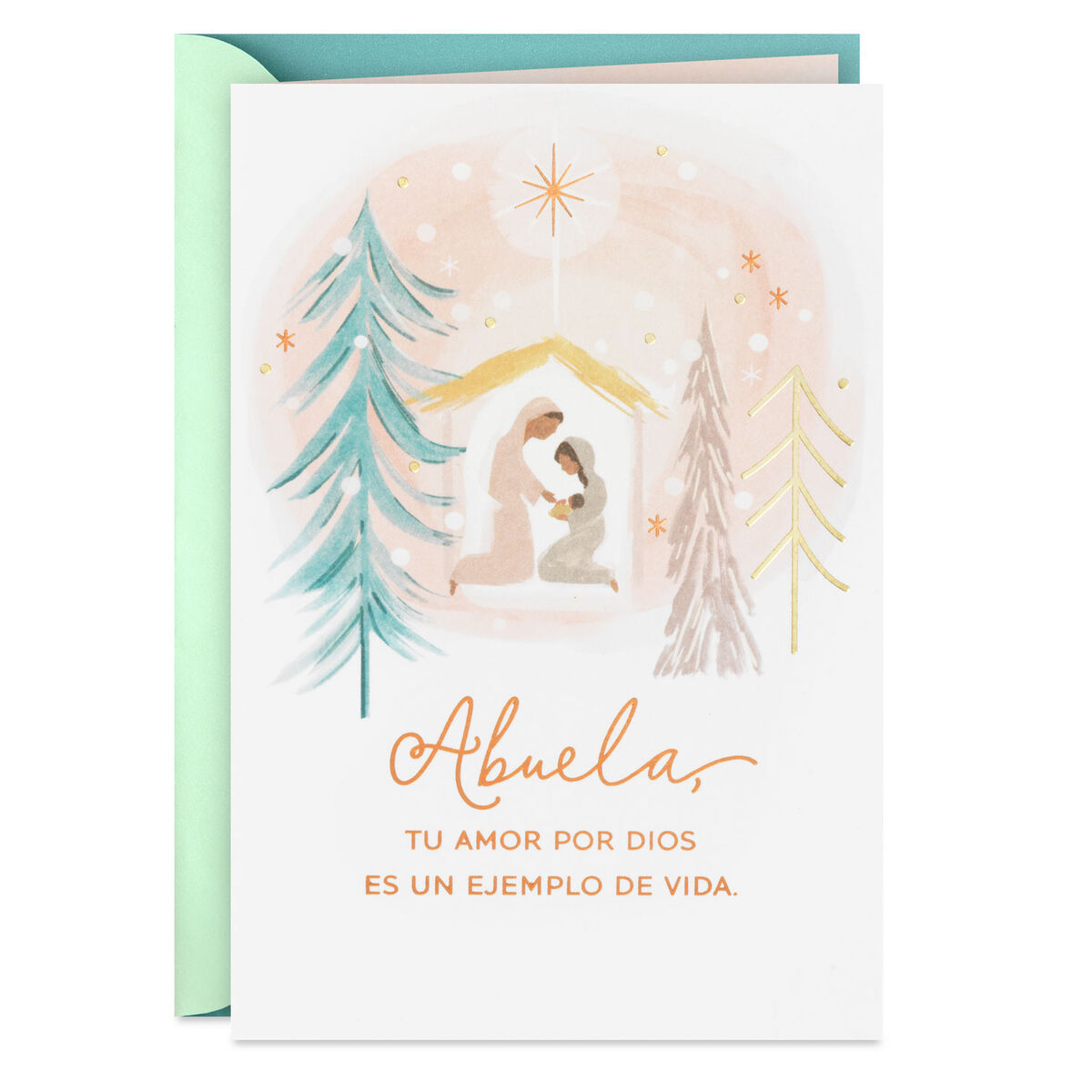 The Way You Love God SpanishLanguage Christmas Card for Grandma