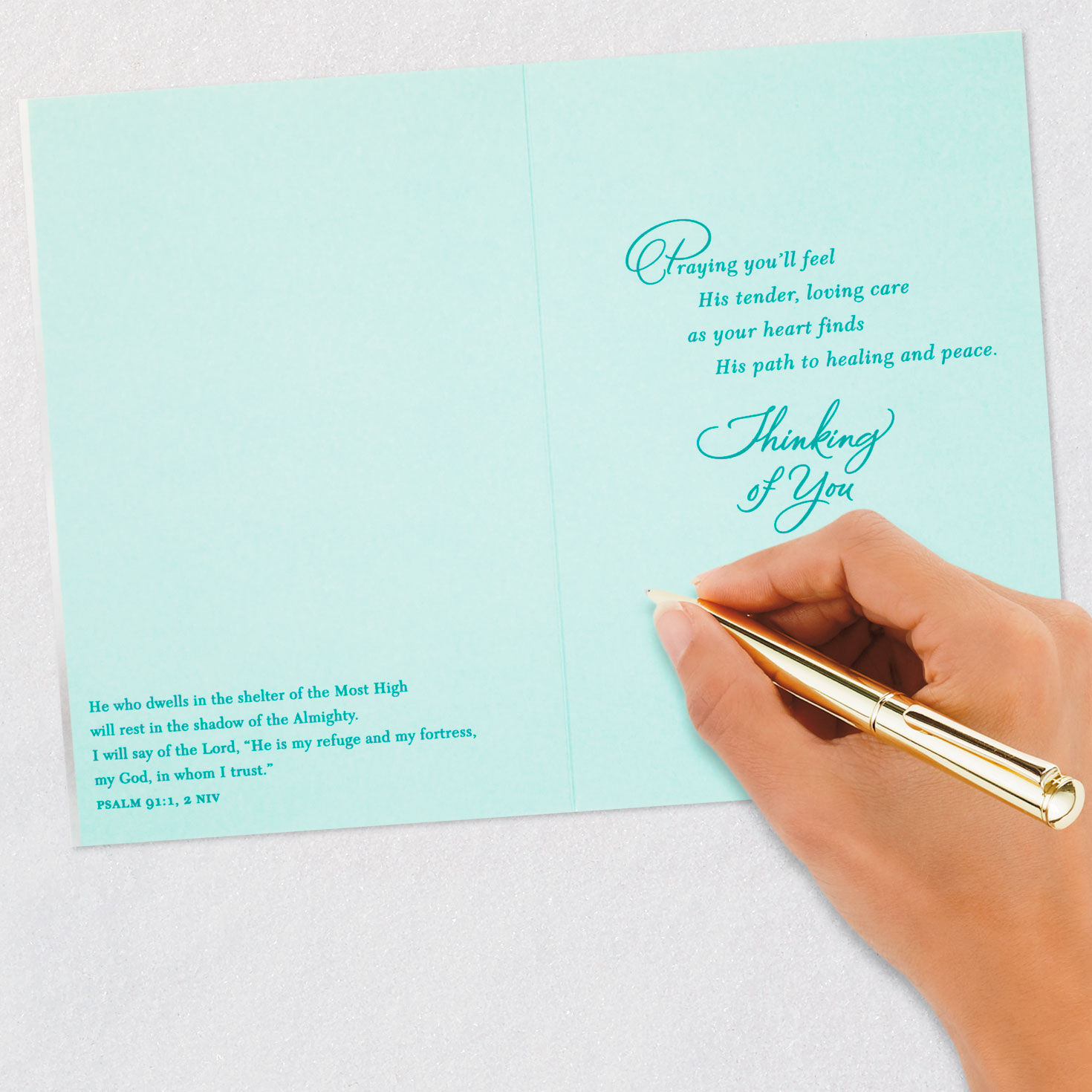 God Walks With Us Religious Sympathy Card for only USD 2.99 | Hallmark