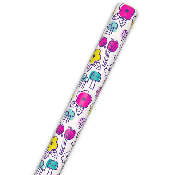 Floral Doodles Wrapping Paper, 20 sq. ft., , large image number 6