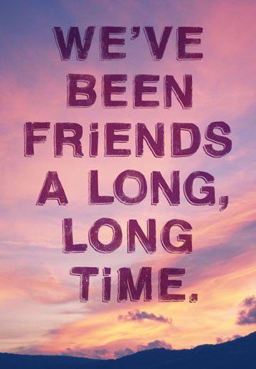 Old, Old Friends Birthday Card