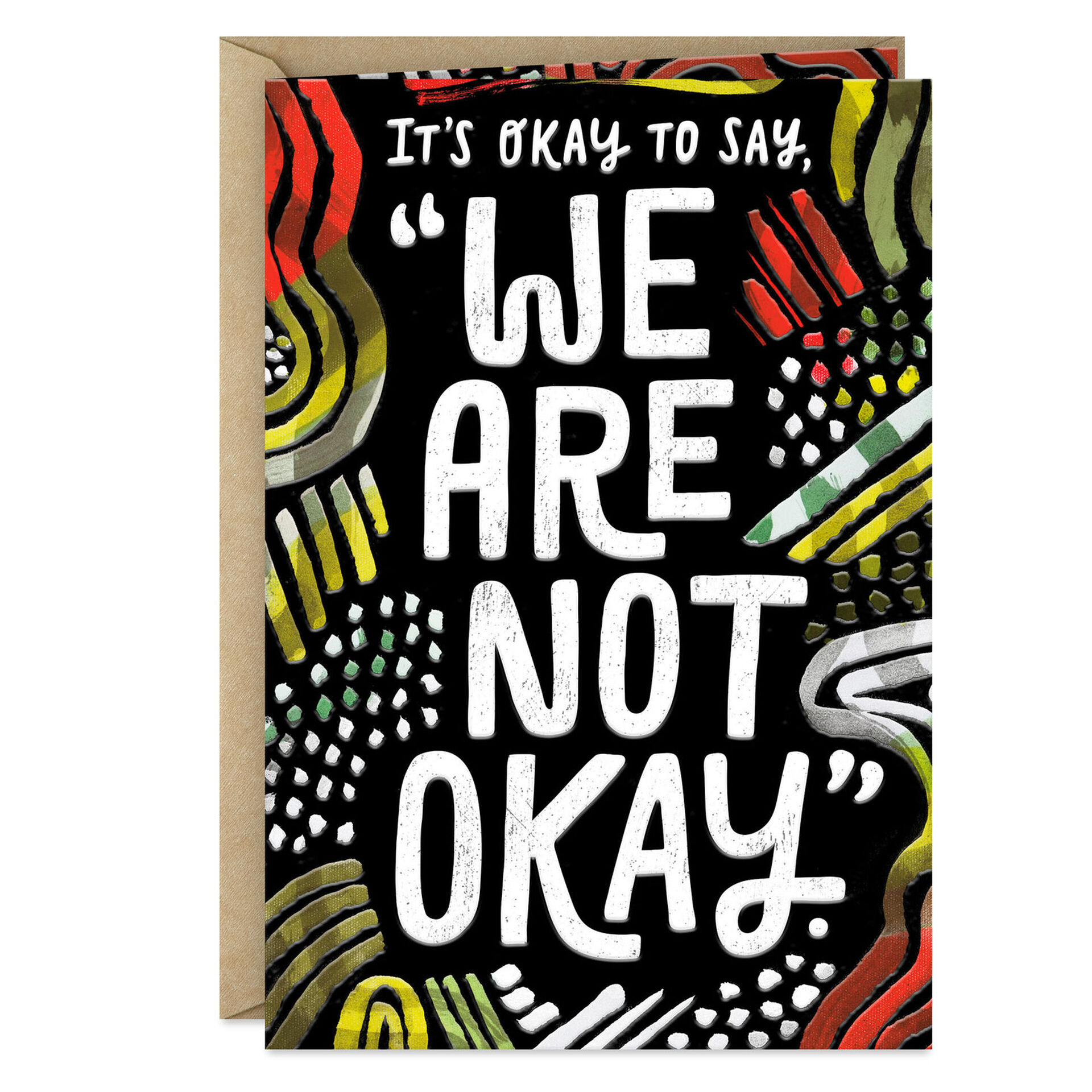 Okay to Not Be Okay Encouragement Card - Greeting Cards - Hallmark