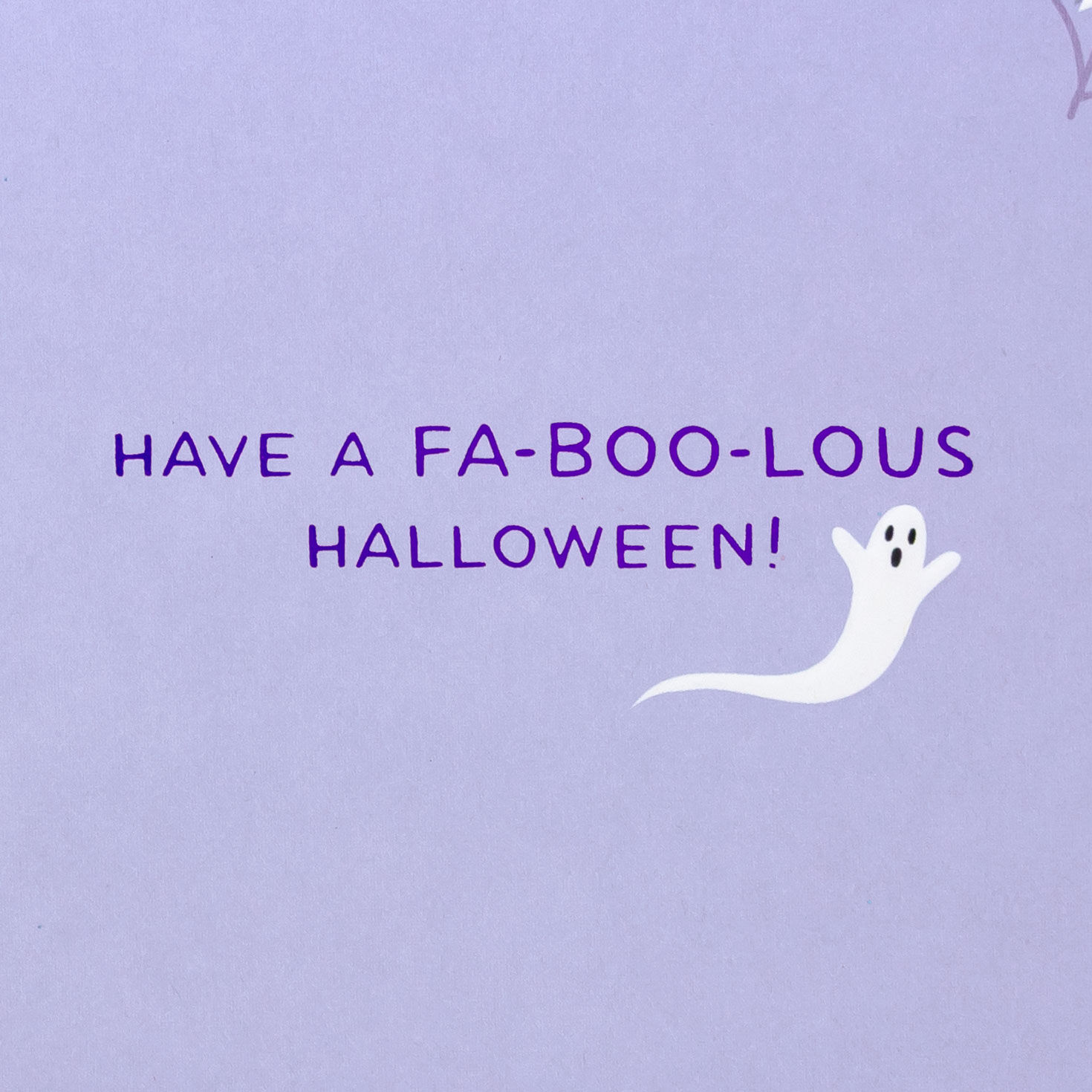 Fancy Purple and Orange Florals Halloween Card Sentiment image number 2