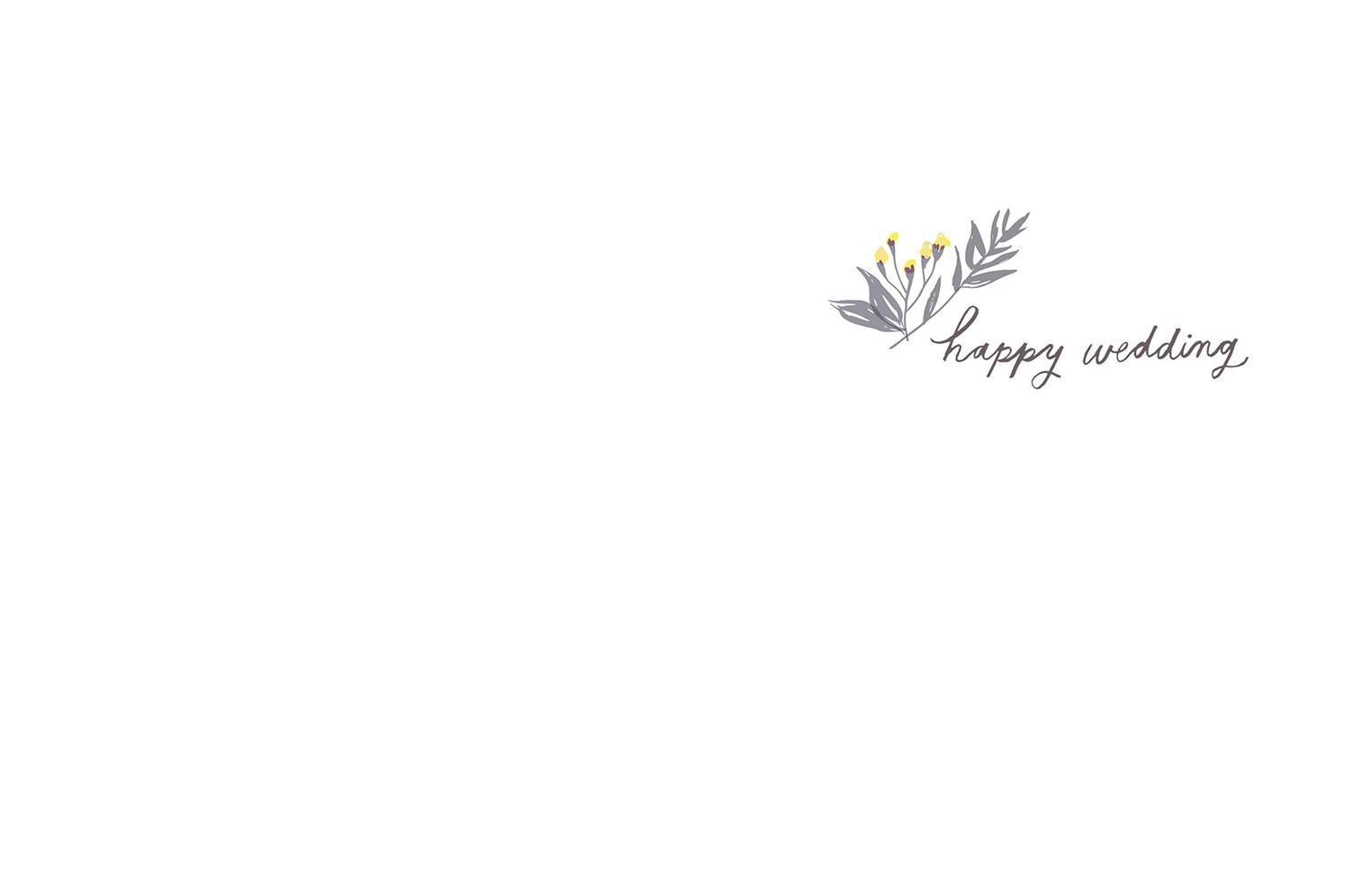 Happy Forever Layer Cake Wedding Card