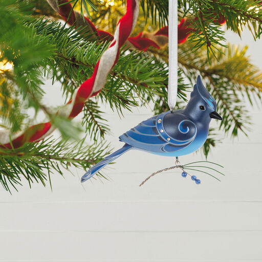 The Beauty of Birds Steller's Jay Ornament, 