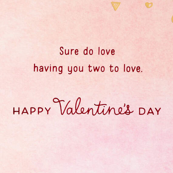 For a Wonderful Daughter and Her Husband Valentine's Day Card, , large image number 3