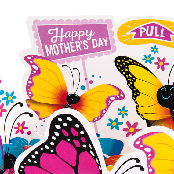 Butterflies and Flowers Musical 3D Pop-Up Mother's Day Card for Mom, , large image number 6