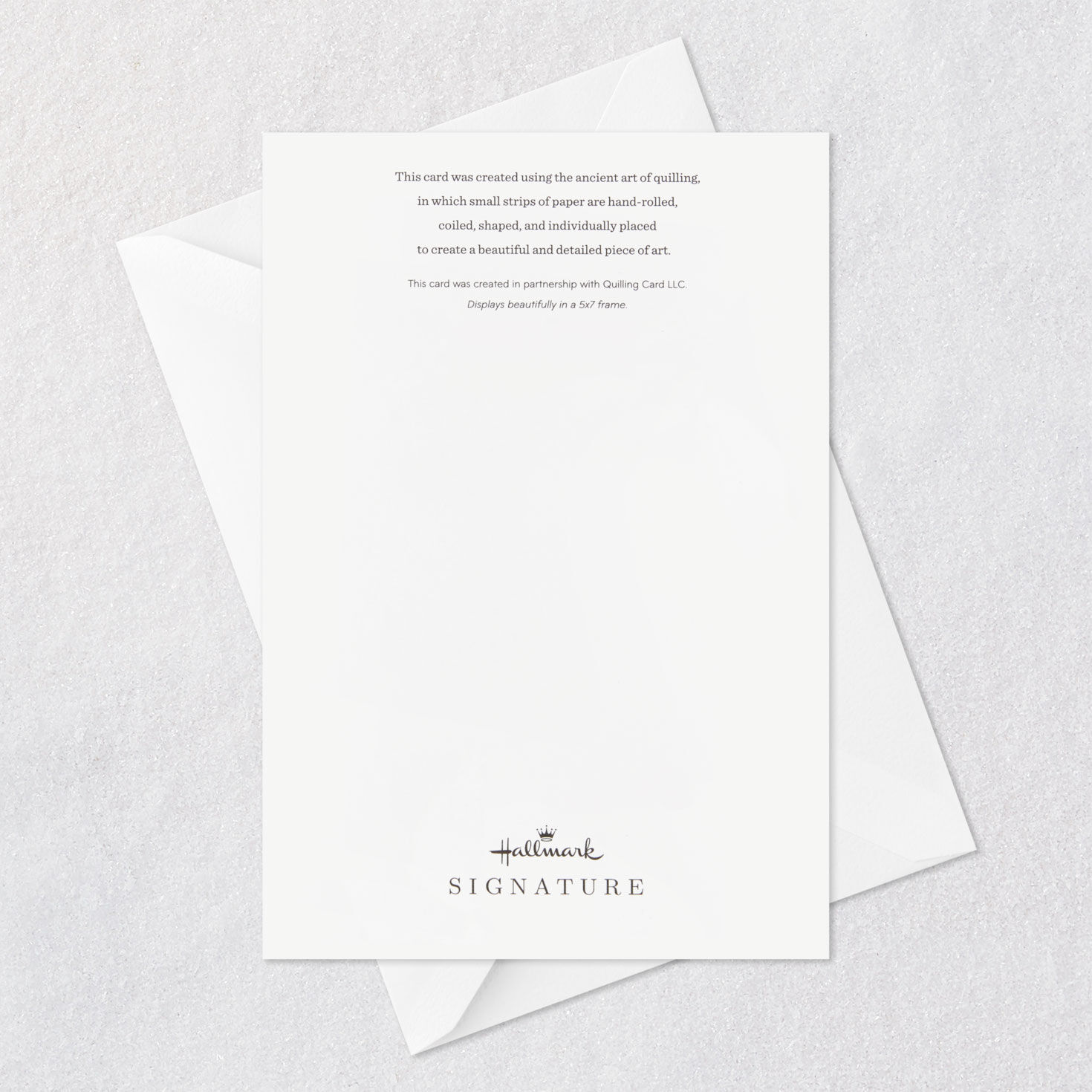 Quilling Cake and Flowers Birthday Card Card Back with Envelope image number 7