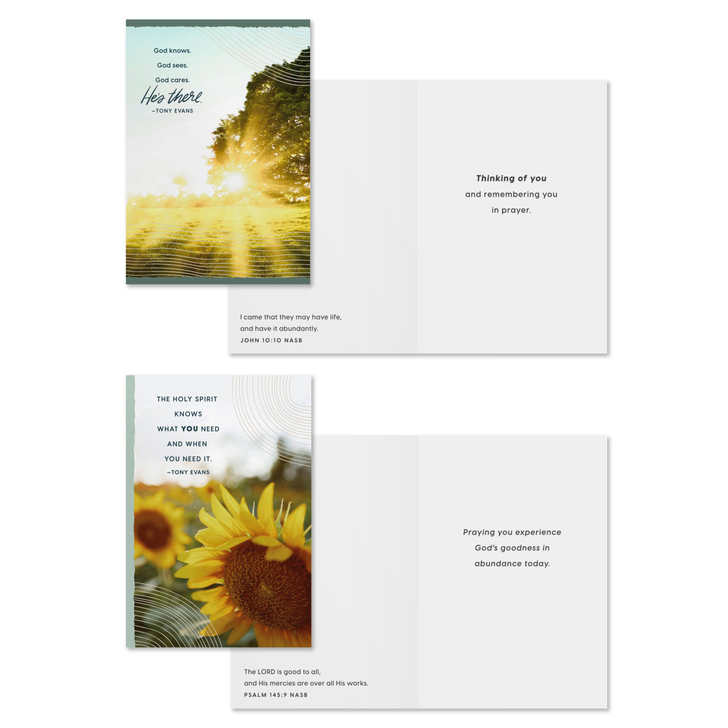 Dr Tony Evans DaySpring Prayer Cards Assortment Card Front with Sentiment image number 3