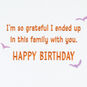 Grateful to Be in This Family Birthday Card for Relative, , large image number 2